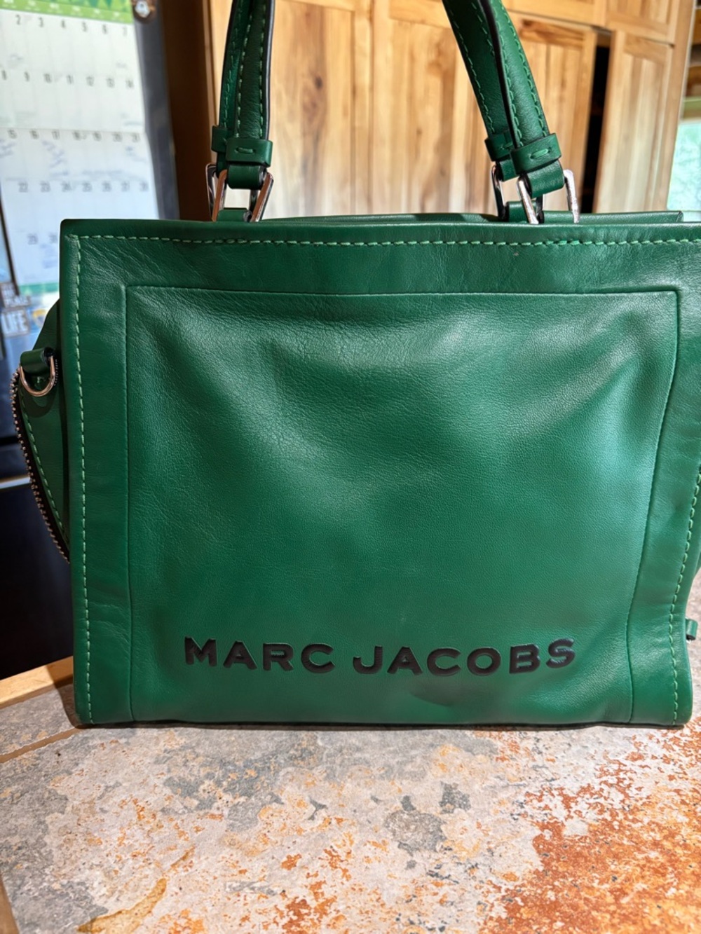 Marc Jacobs Emerald Green Leather Satchel